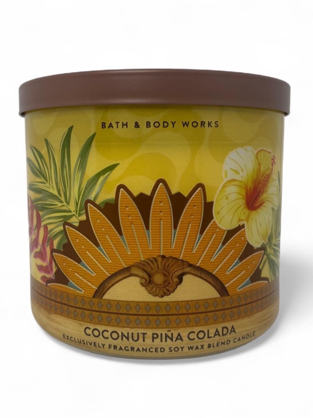 Bath & Body Works 3 Wick Candle Large 14.5 OZ  COCONUT PINA COLADA 
NEW!
